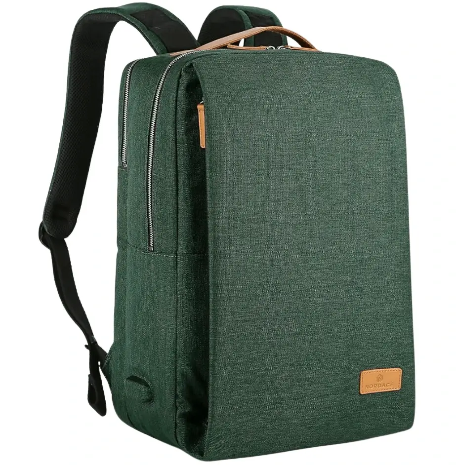 Mochila Nordace Siena Classic verde vista frontal