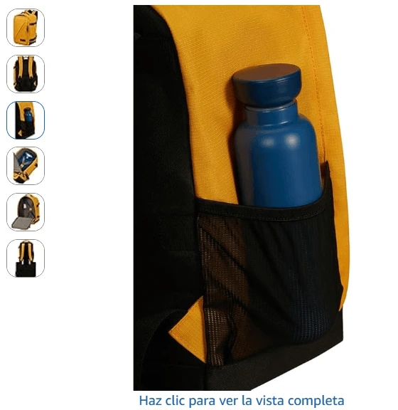 Vista trasera de la mochila Take2Cabin con tirantes acolchados