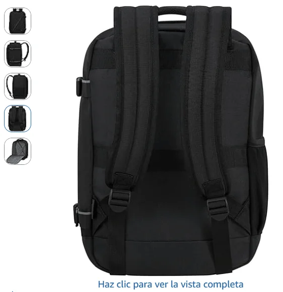 Vista trasera de la mochila Take2Cabin con tirantes acolchados