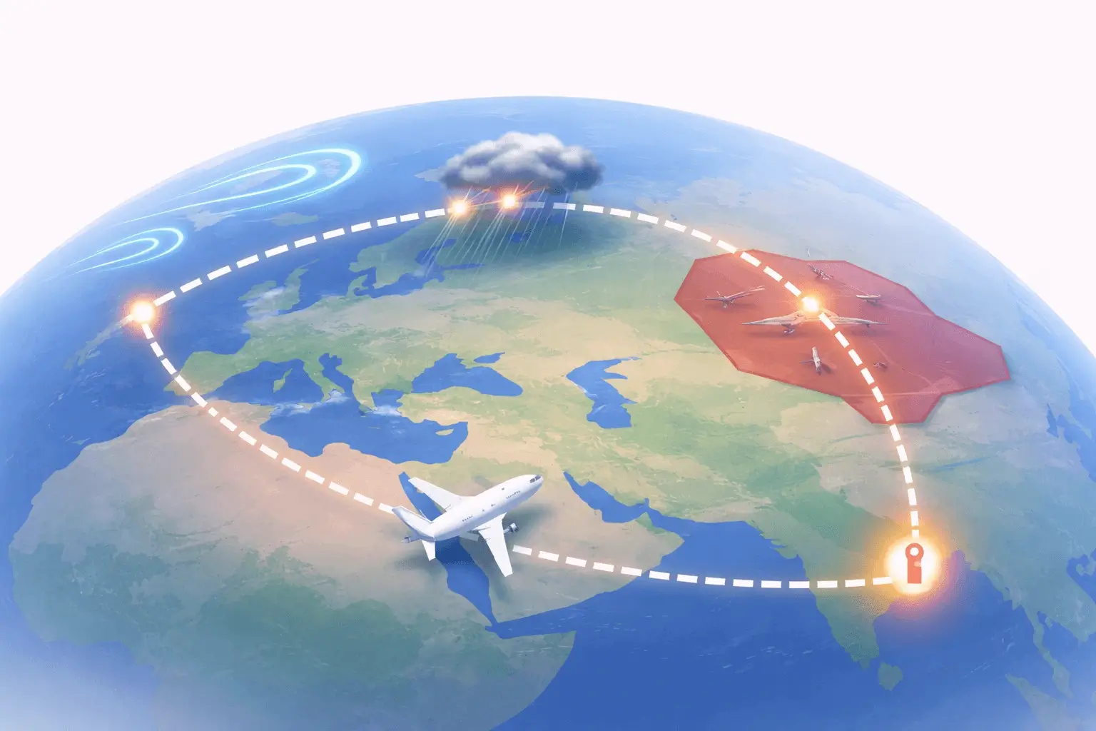 Ruta Aérea Ruta aérea alternativa
